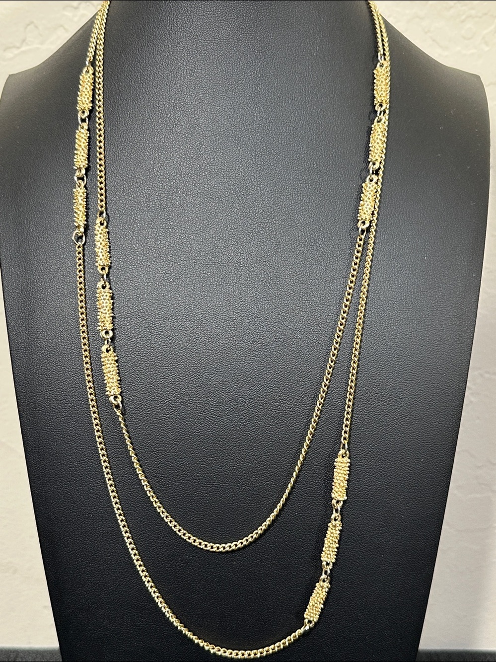 Vintage Gold-tone 48” Chain Necklace